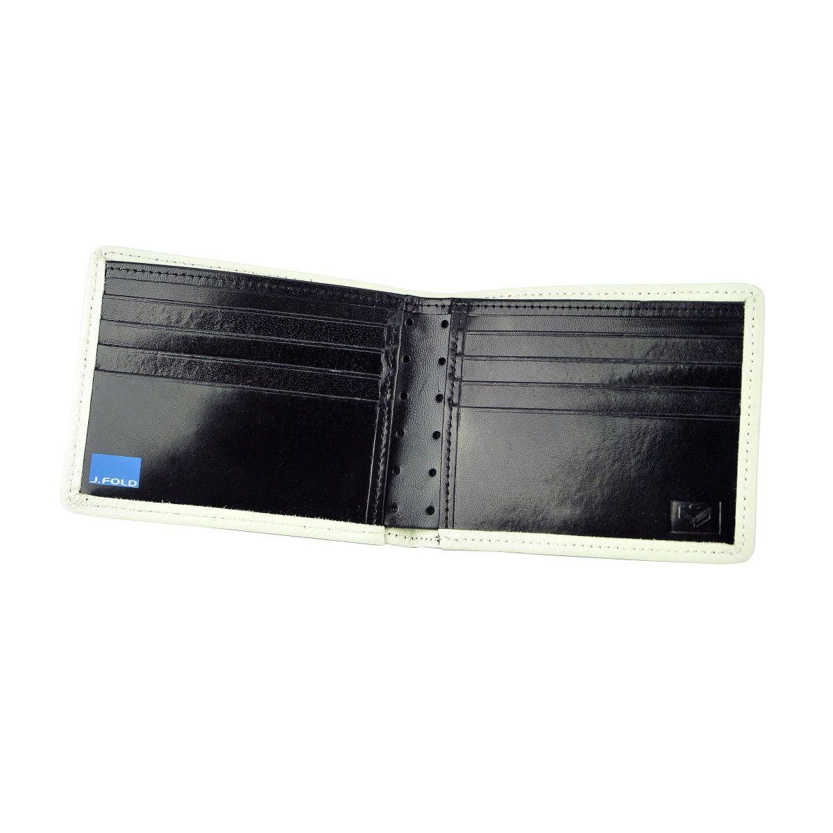 J.FOLD ארנק עור Stitched Panel - שחור